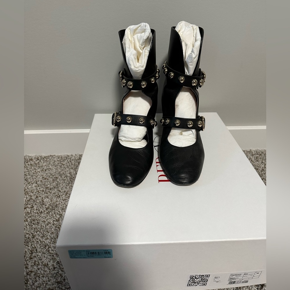 RED Valentino leather booties